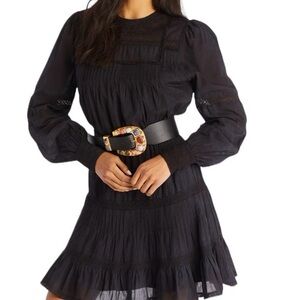 Allison NY Long Sleeve Black Lulu Dress M NWT